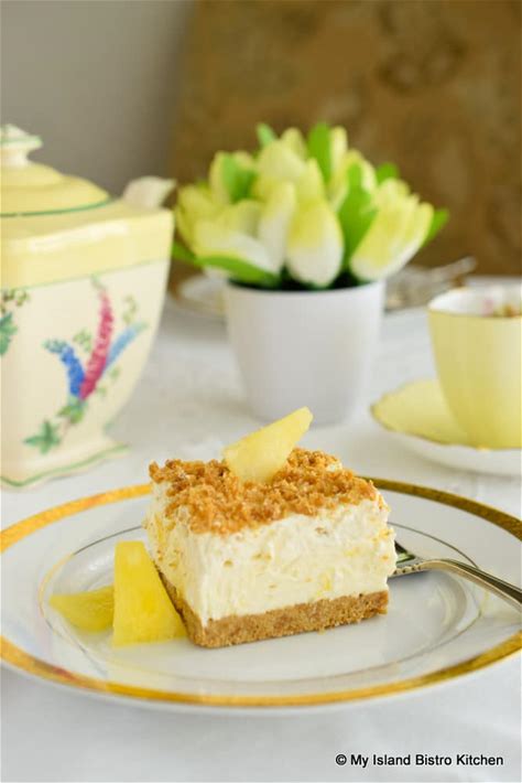 no-bake-pineapple-cheesecake-dessert-my-island image