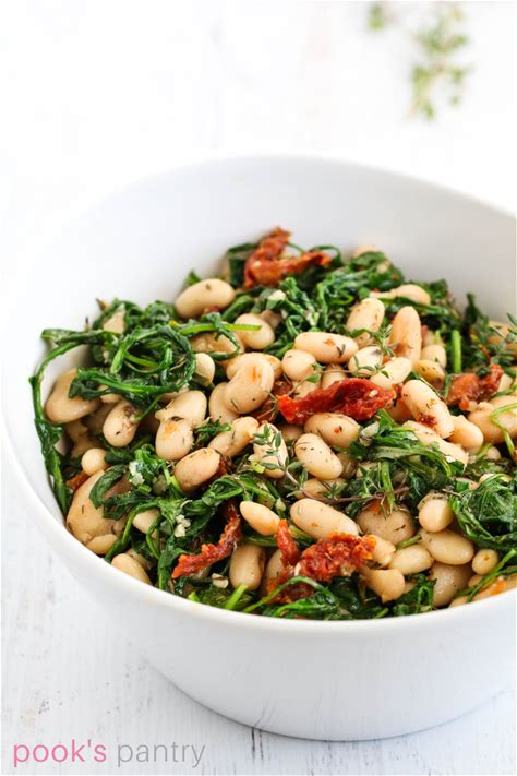 white-beans-and-arugula-with-tomato-pooks-pantry image