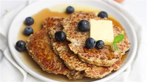 3-ingredient-oatmeal-pancakes-recipe-mashed image
