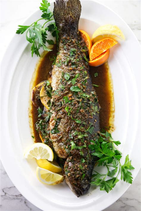 whole-rainbow-trout-recipe-with-soy-citrus-savor image