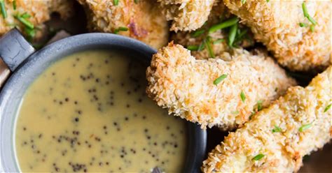 healthy-baked-chicken-tenders-with-honey-mustard image