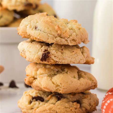 coconut-chocolate-chip-cookies-soft-and-chewy image