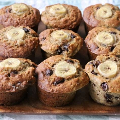 moist-buttermilk-banana-muffins-with-chocolate image