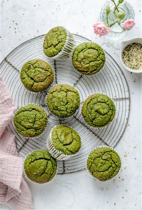 blender-banana-spinach-muffins-kid-friendly image