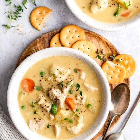 healthy-chicken-pot-pie-soup-dairy-free-ambitious image