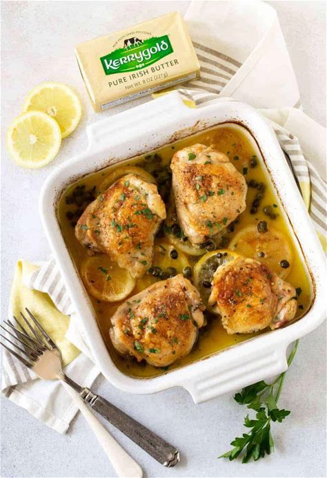crispy-baked-chicken-thighs-with-capers-garnish image