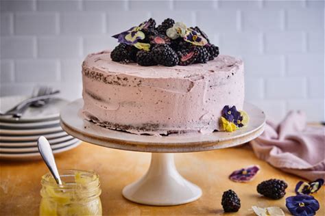 lemon-blackberry-gluten-free-almond-flour-layer-cake image