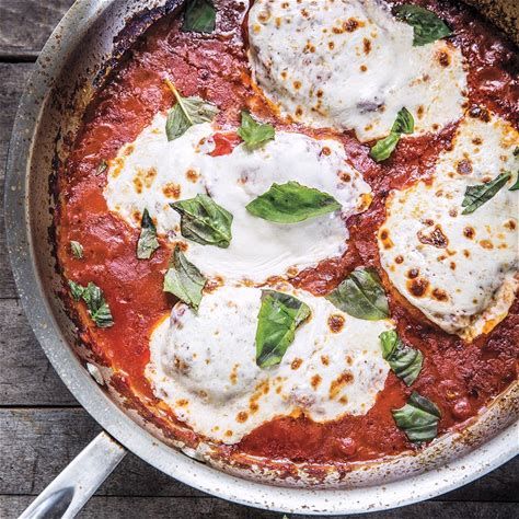 skillet-chicken-parm-eatingwell image