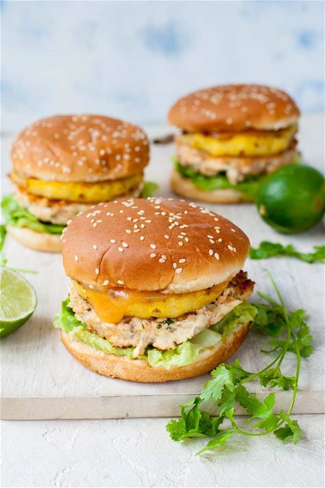salmon-burgers-with-pineapple-and-guacamole image