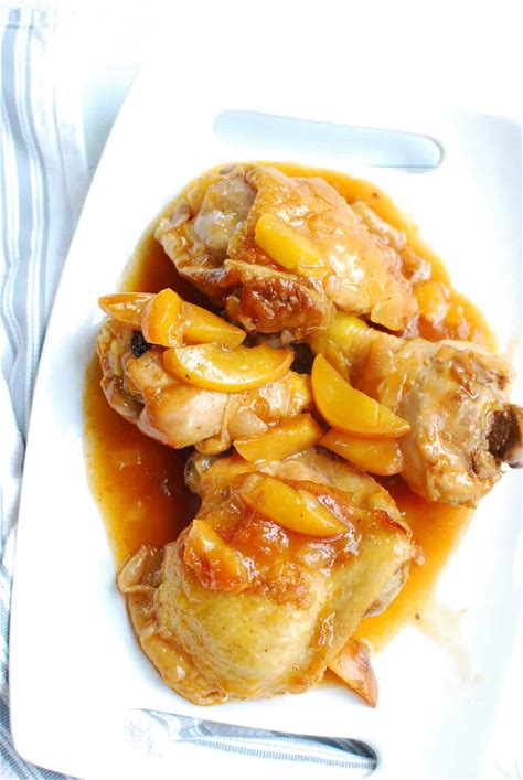 peach-whiskey-chicken-snacking-in-sneakers image