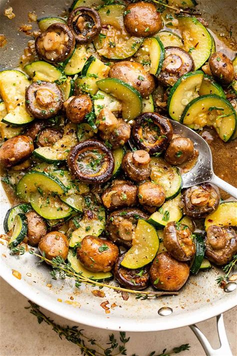 pan-fried-zucchini-and-mushrooms-recipe-diethood image