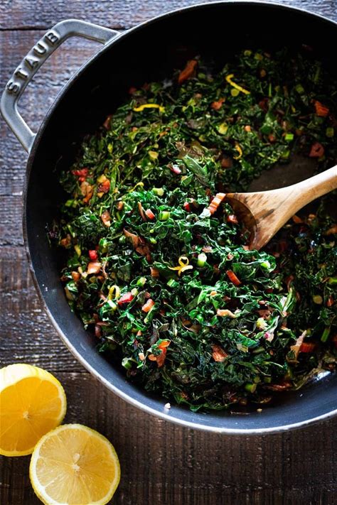 simple-sauteed-greens-recipe-feasting-at-home image
