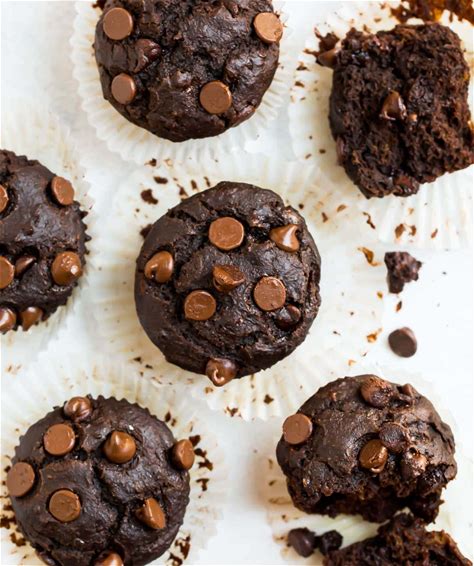 chocolate-banana-muffins-easy-and-healthy-muffin image