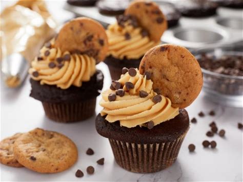 chocolate-chip-cookie-cupcakes-recipe-food-network image