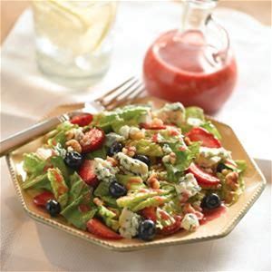 romaine-and-berry-salad-with-strawberry-vinaigrette image