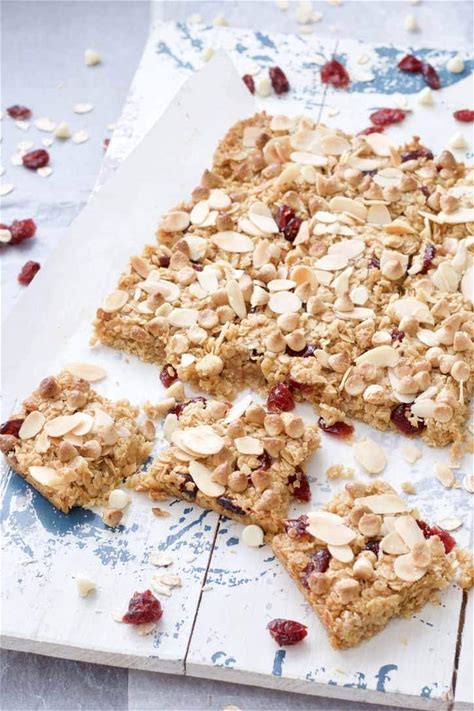 chewy-cranberry-flapjacks-granola-bars-jos-kitchen image