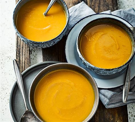 sweet-potato-carrot-and-ginger-soup-olive-magazine image