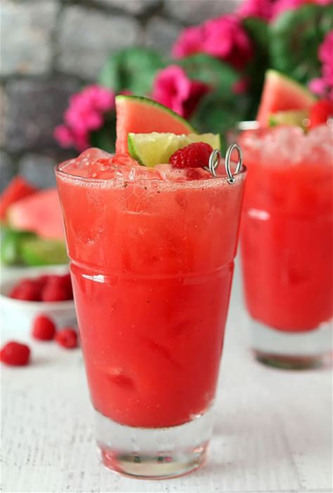watermelon-raspberry-cooler-cocktail-creative image