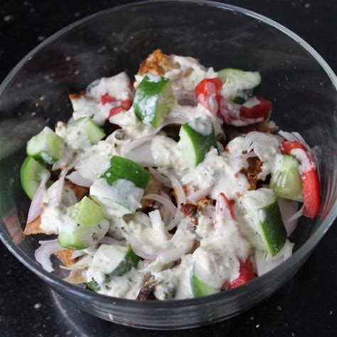 pita-bread-salad-bowl-recipe-pita-salad image