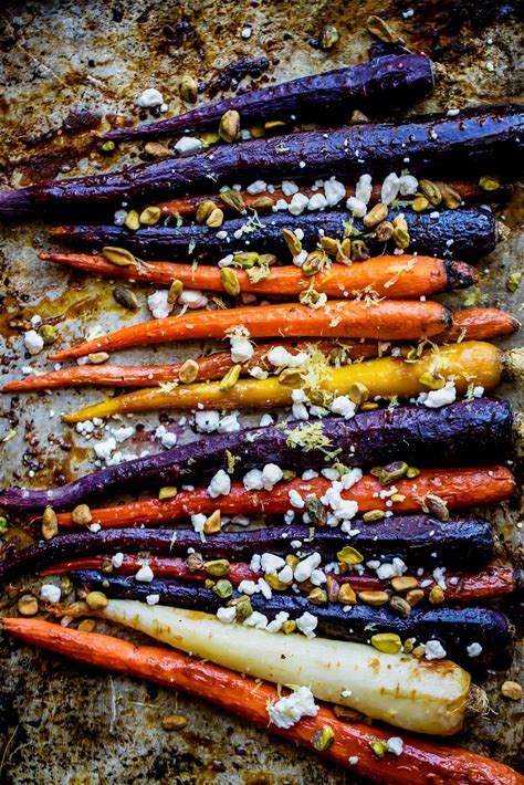 maple-glazed-carrots-with-goat-cheese-pistachios image