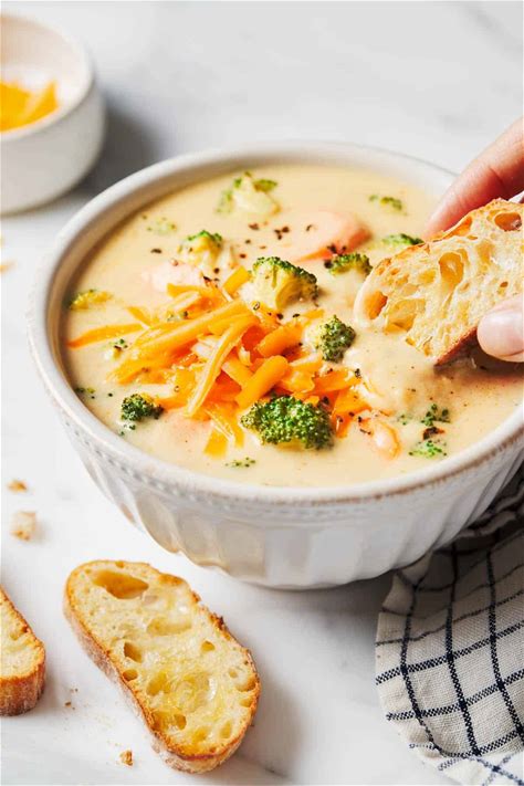 the-best-broccoli-cheese-soup-with-video image