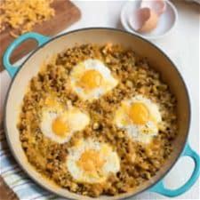 egg-breakfast-with-leftover-stuffing-a-well-seasoned image