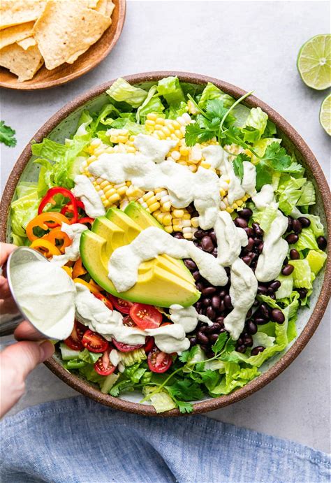 southwestern-salad-healthy-vegan-the image