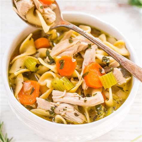 easy-30-minute-turkey-noodle-soup-averie-cooks image