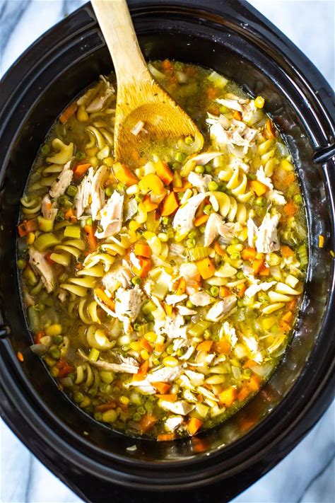 crockpot-chicken-noodle-soup-so-easy-the-girl-on image
