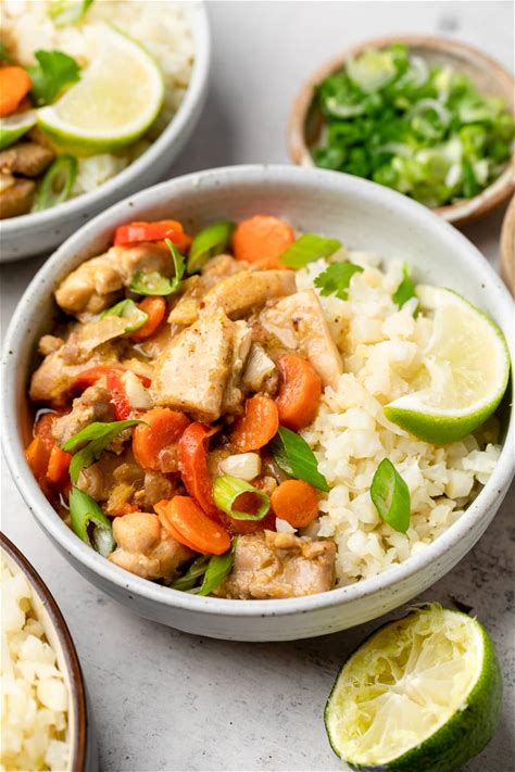 thai-inspired-green-curry-with-chicken-and-vegetables image