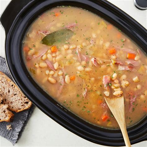 slow-cooker-smoky-ham-and-white-bean-soup image