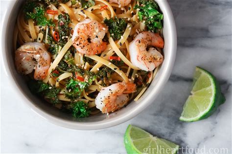 chili-shrimp-pasta-recipe-for-one-girl-heart-food image