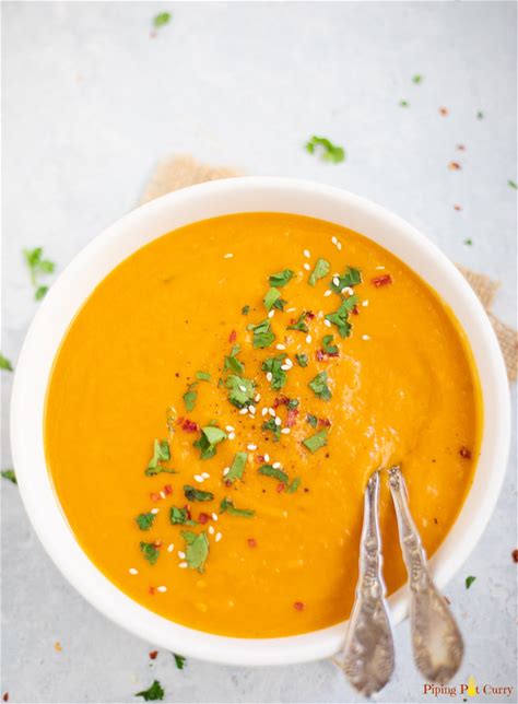 easy-instant-pot-carrot-soup-with-ginger-coconut image