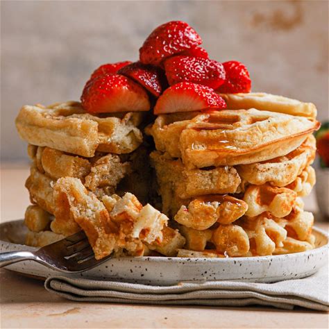 light-and-crispy-belgian-waffles-food-blog-featuring image