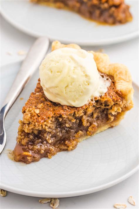 oatmeal-pie-recipe-old-fashioned-pie-little-sunny image