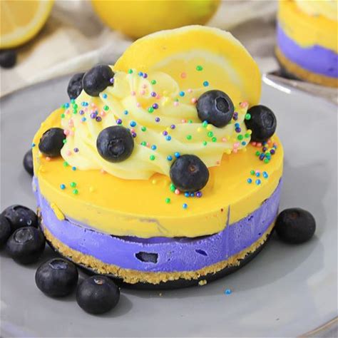 no-bake-lemon-blueberry-cheesecake image