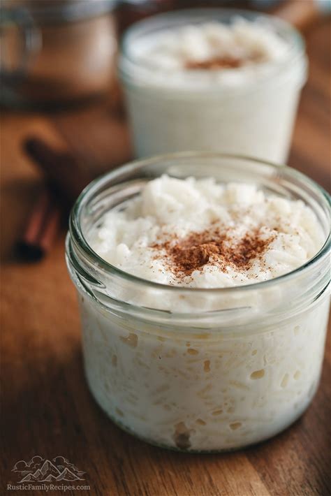 creamy-rice-pudding-with-cooked-rice-rustic-family image