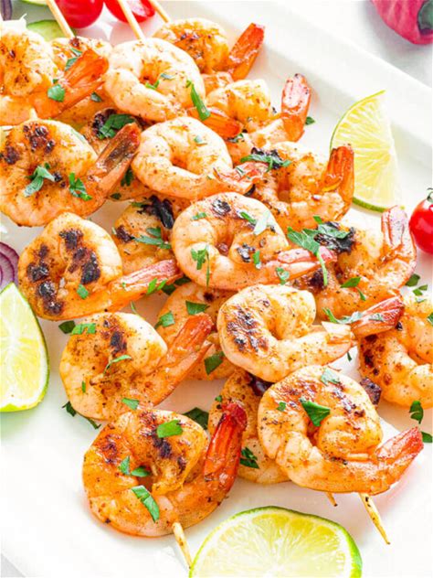 grilled-chili-lime-shrimp-recipe-rosemary-maple image