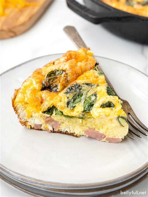 ham-and-spinach-frittata-recipe-belly-full image