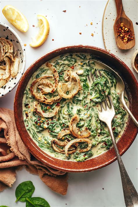 garlicky-vegan-creamed-spinach-minimalist-baker image