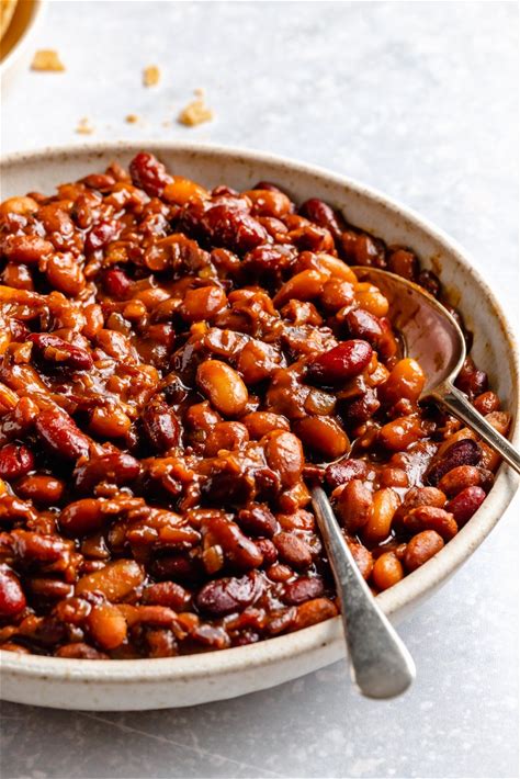 homemade-slow-cooker-baked-beans-ambitious image