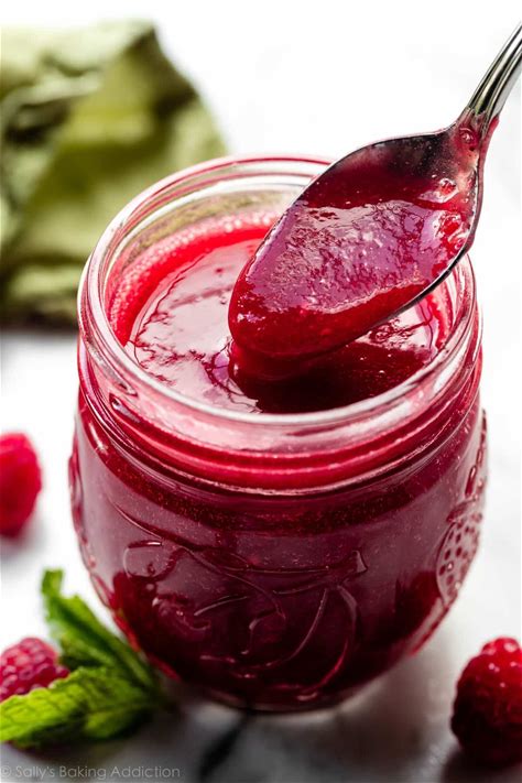 easy-raspberry-sauce-recipe-sallys-baking-addiction image