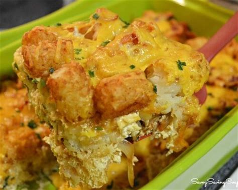 cheesy-tater-tot-sausage-and-bacon-casserole image