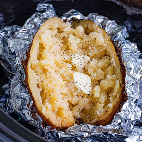 slow-cooker-baked-potatoes-with-olive-oil-kosher-salt image