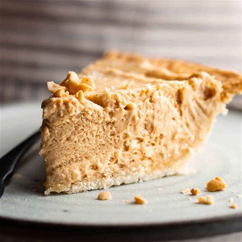 old-fashioned-peanut-butter-pie-recipe-little-spoon image