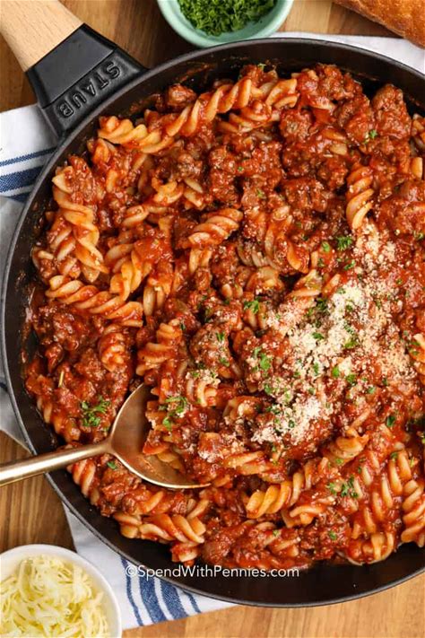 fusilli-with-meat-sauce-spend-with-pennies image