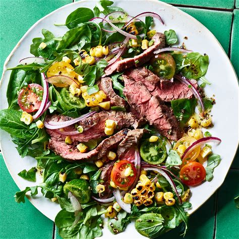grilled-skirt-steak-with-corn-tomato-relish-eatingwell image