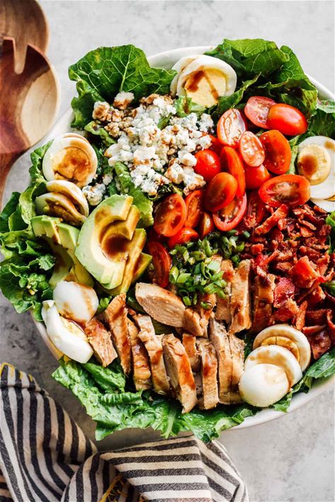 chicken-cobb-salad-easy-chicken-recipes-how-to image