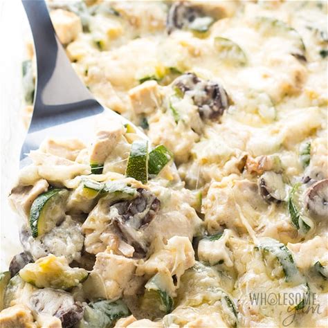 low-carb-chicken-zucchini-casserole-recipe-with image