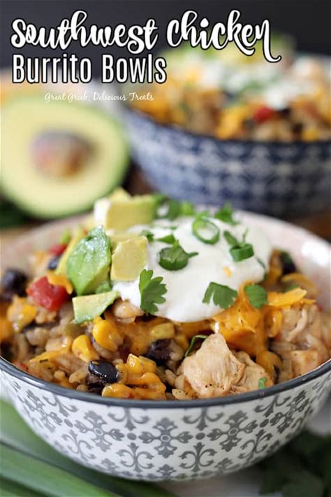 southwest-chicken-bowl-great-grub-delicious-treats image